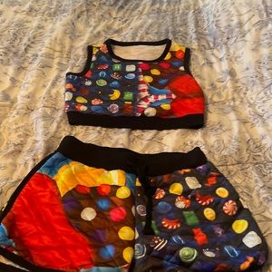 Candy crush outfit 2 piece